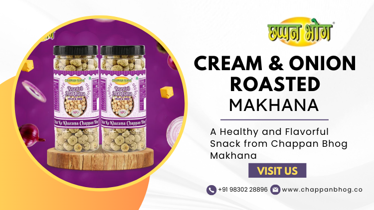 Cream & Onion Roasted Makhana