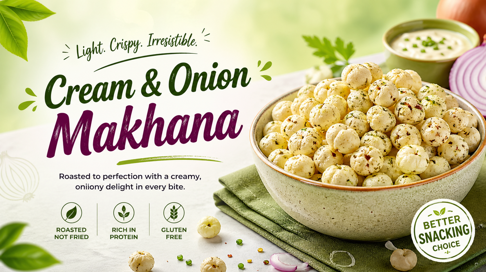 Cream & Onion Makhana