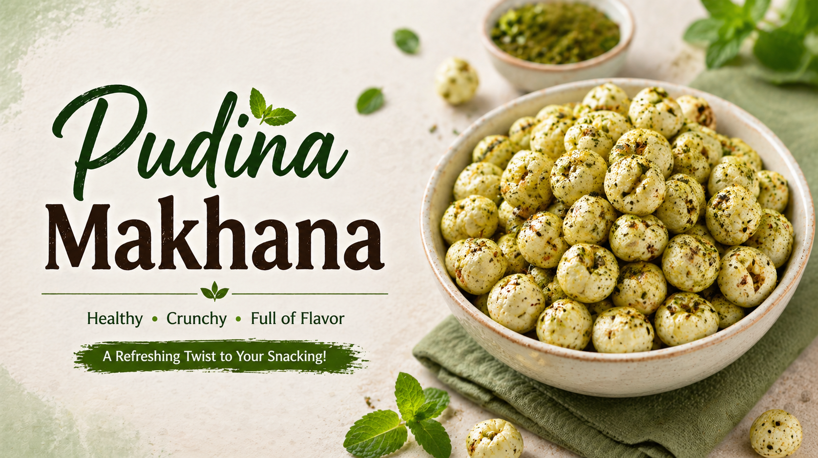 Pudina Makhana