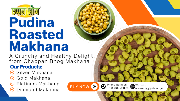 Pudina Roasted Makhana: A Crunchy and Healthy Delight from Chappan Bho ...