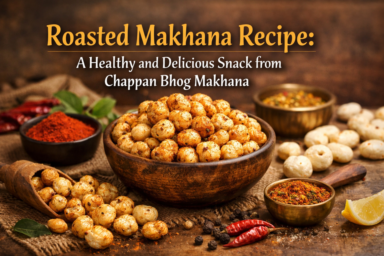 Roasted Makhana Recipe