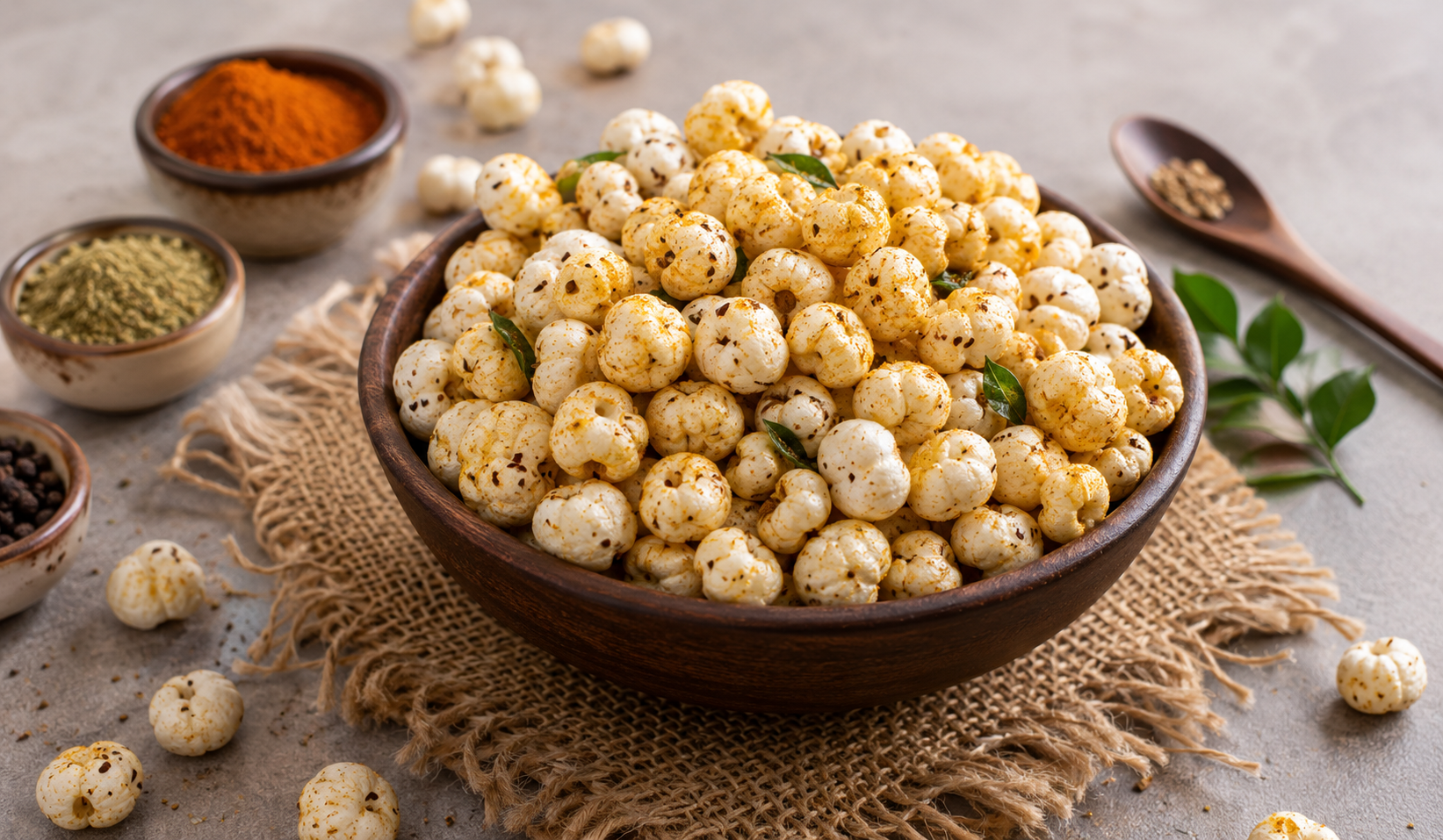 roasted makhana recipe