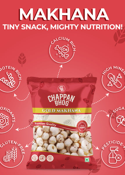 Chappan Bhog Gold Makhana